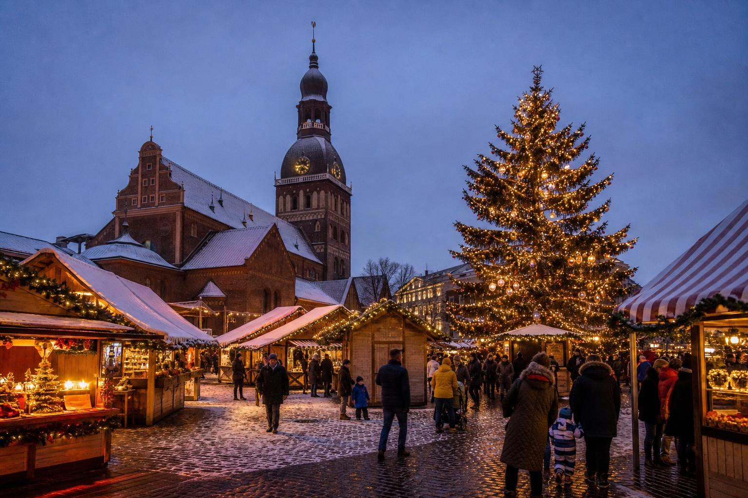 Riga Christmas Market destination — private transfers