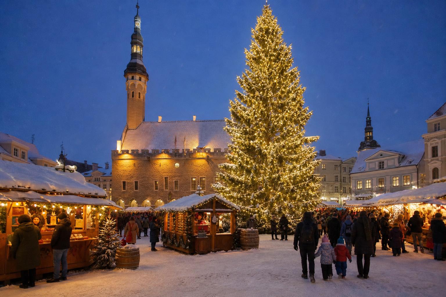 Tallinn Christmas Market destination — private transfers
