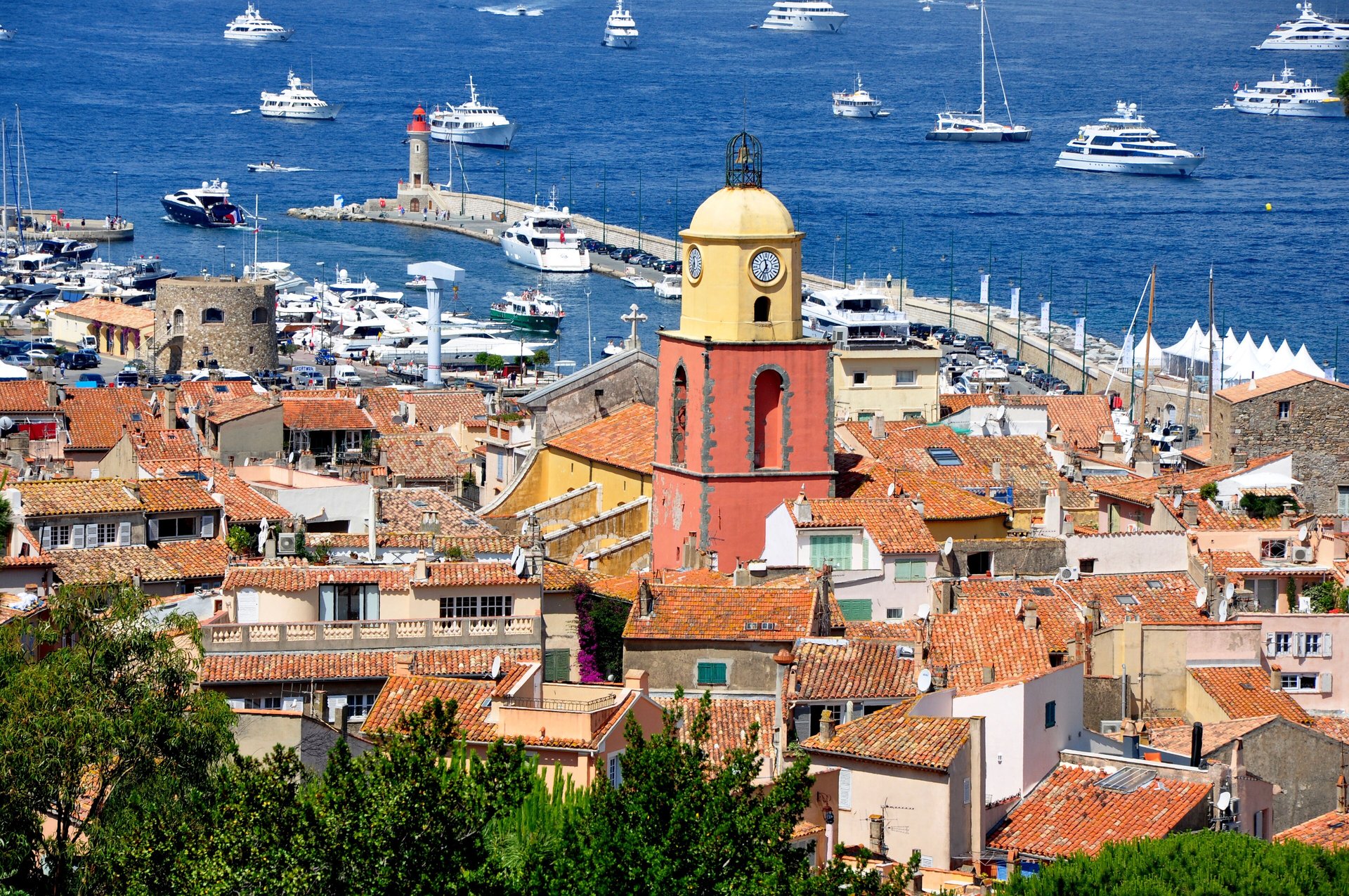 Saint Tropez harbor