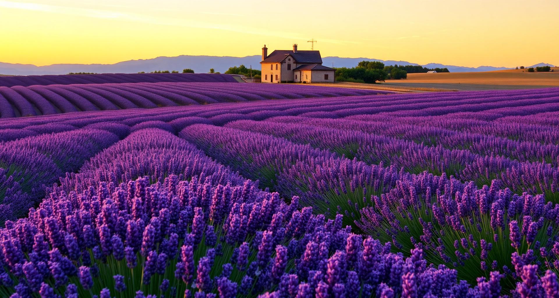 Provence lavender farmhouse